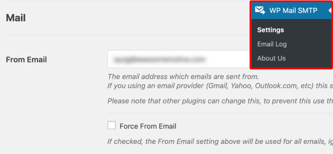 how to change aws email server notification settings