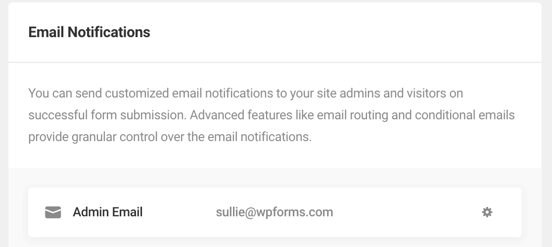 forminator email settings