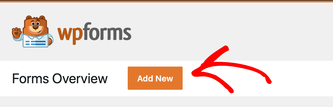 WPForms add new button