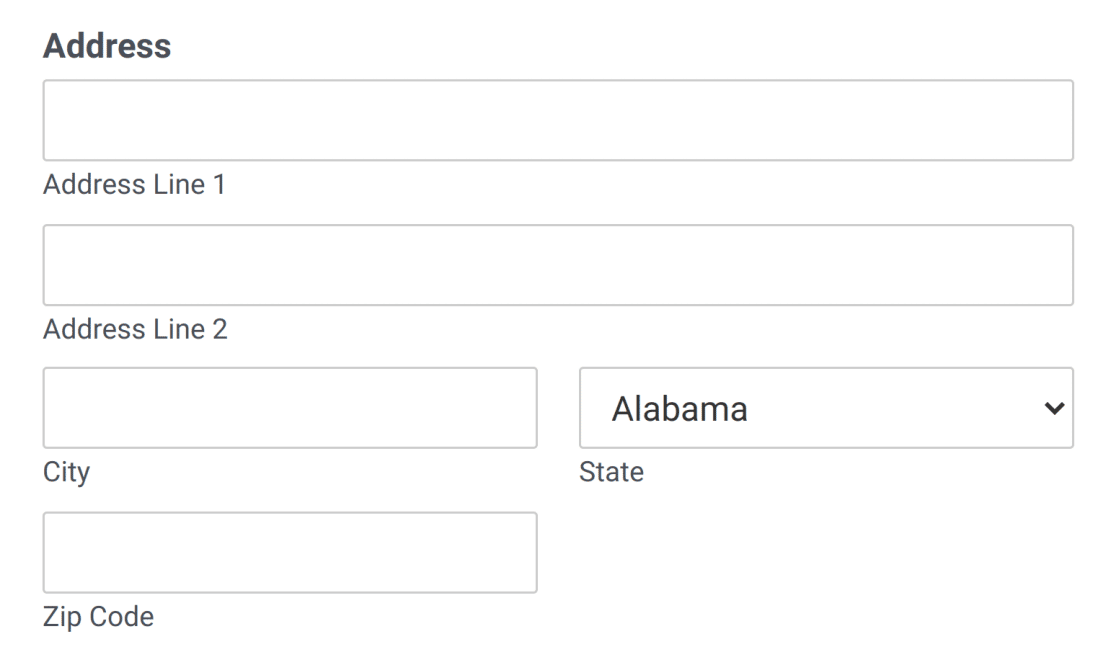 An Address field