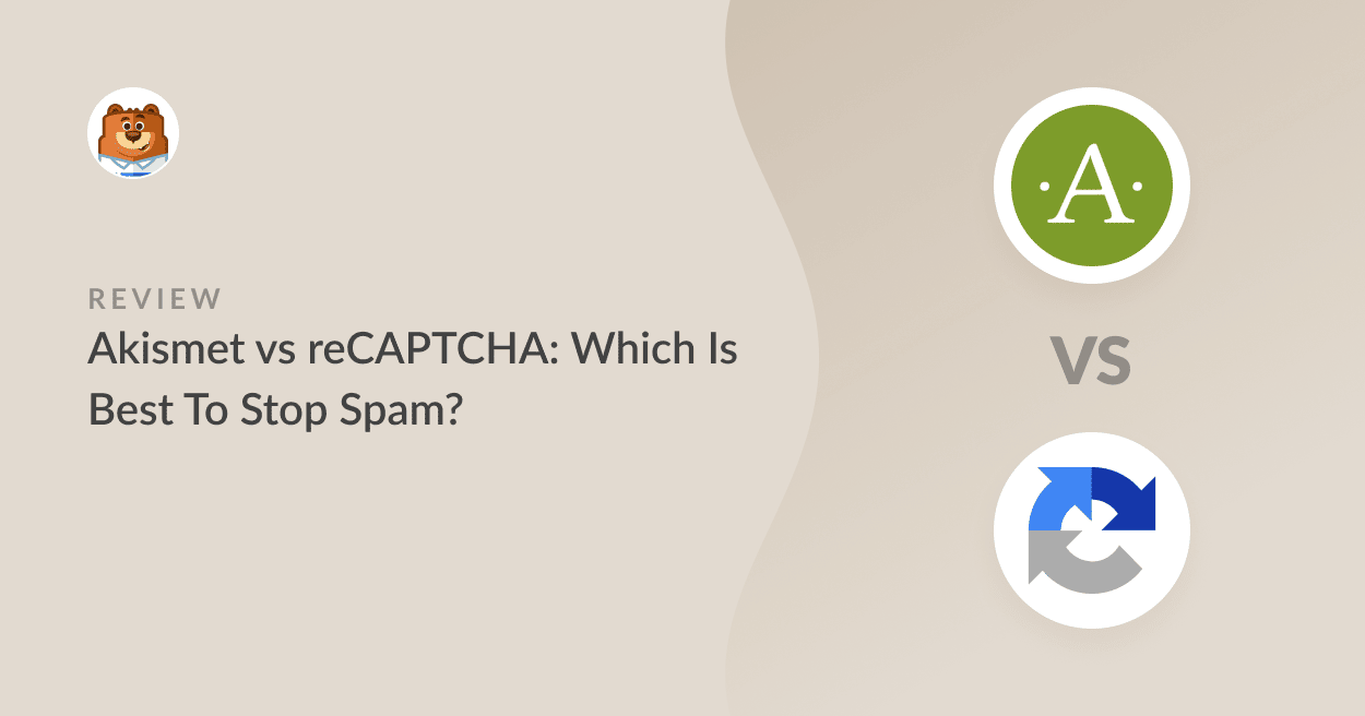 Akismet vs recaptcha