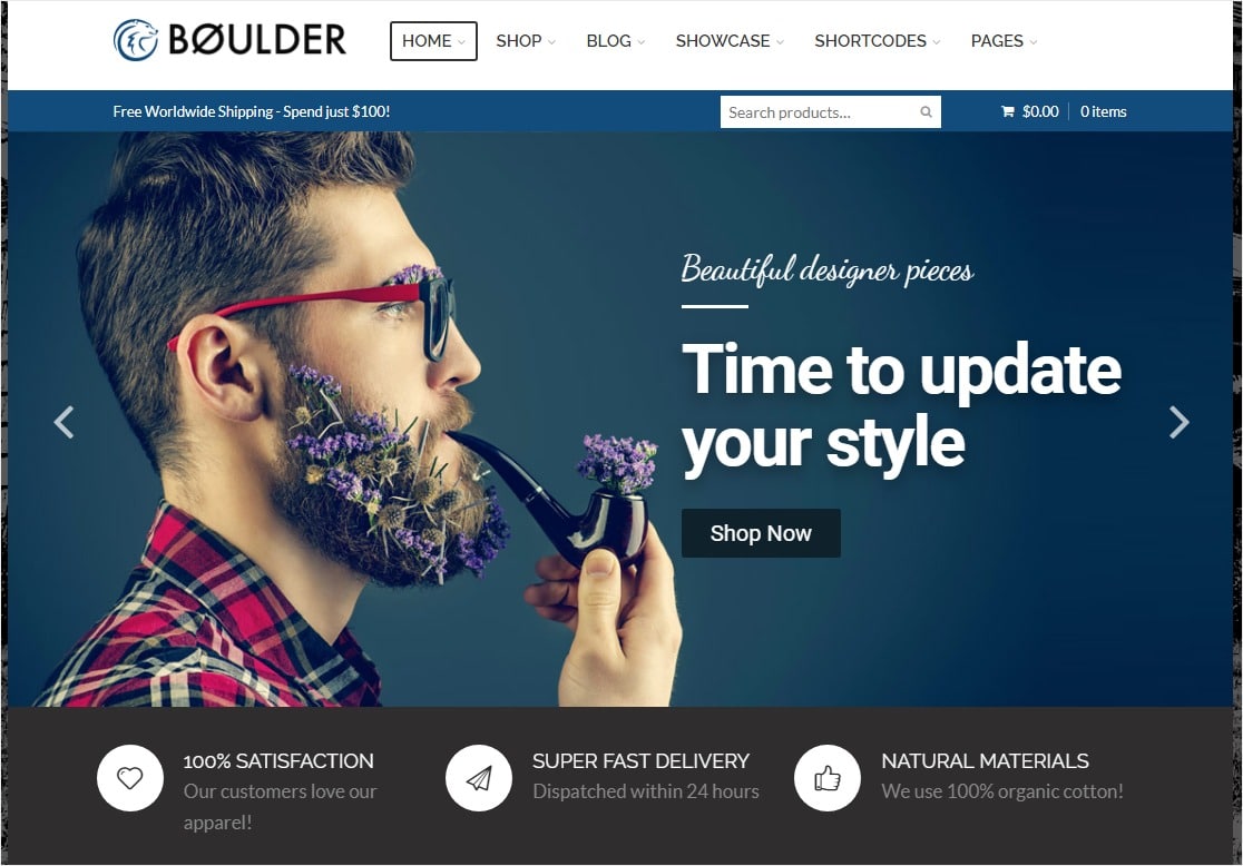 boulder online store wordpress theme