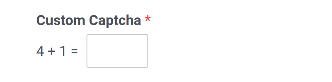 A Custom Captcha field