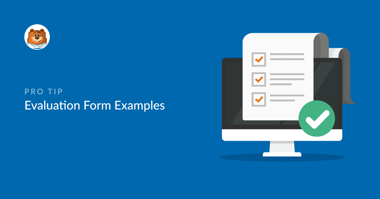 exemples de formulaires d'évaluation - WPForms exemples de formulaires d'évaluation