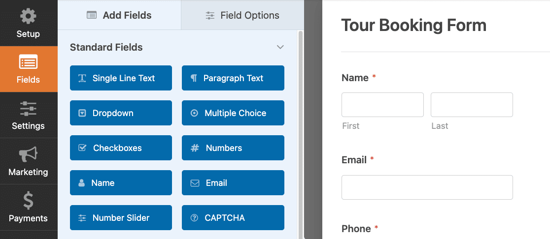 form-builder-from-template