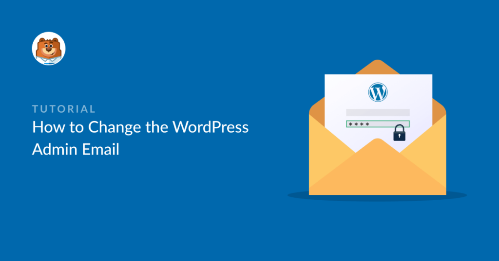 can't change admin email wordpress