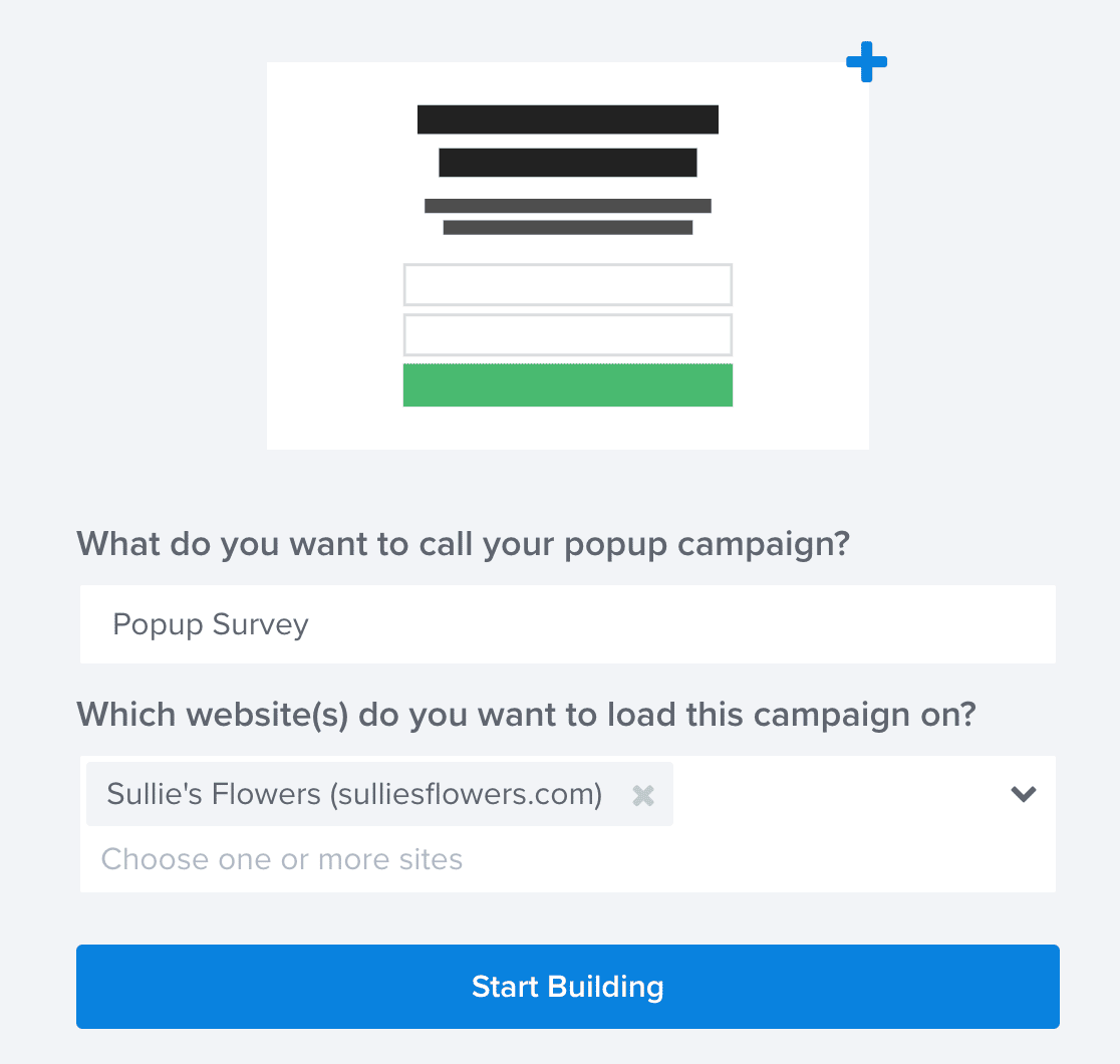 Naming your OptinMonster popup campaign