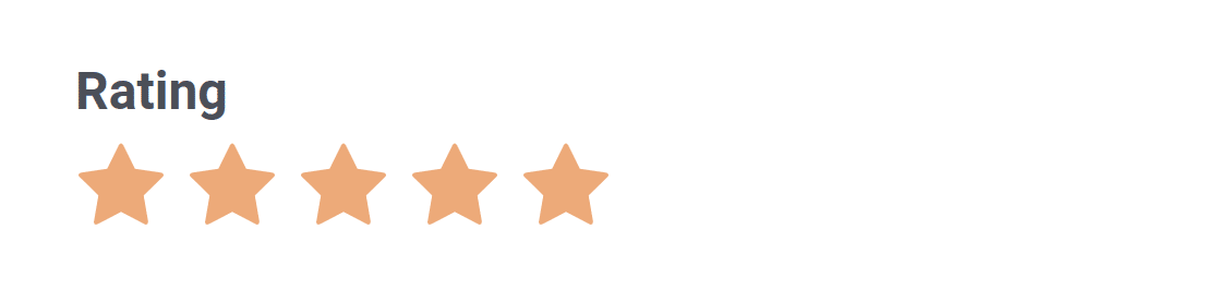 A Rating field
