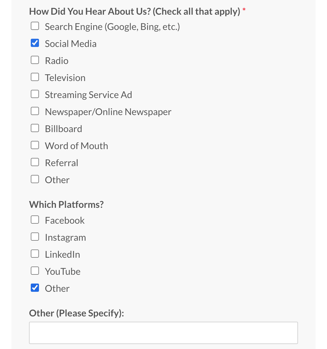 Social Media Survey - Survey Template