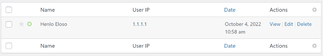 user ip address