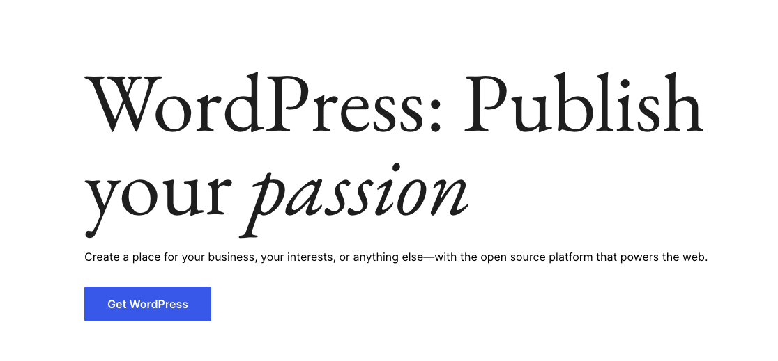Self-hosted WordPress