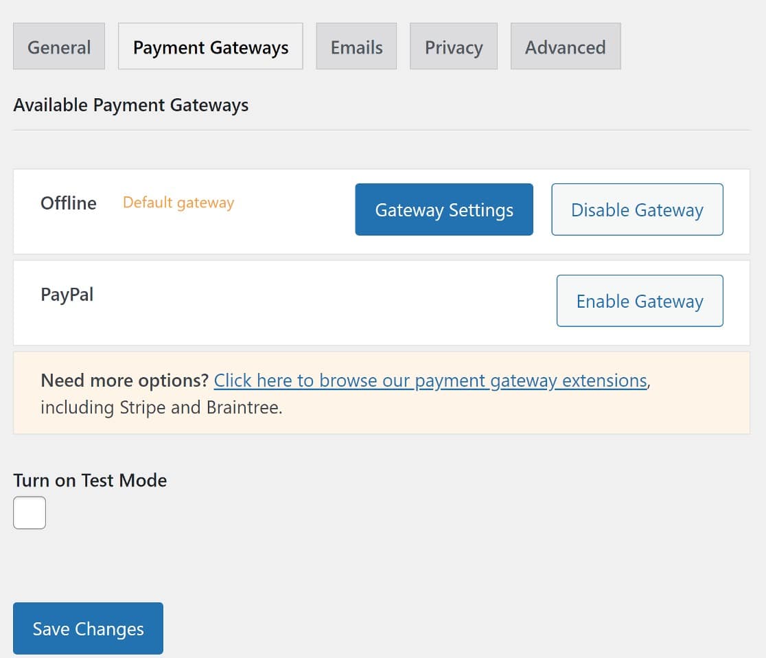 wp charitable payment gateways