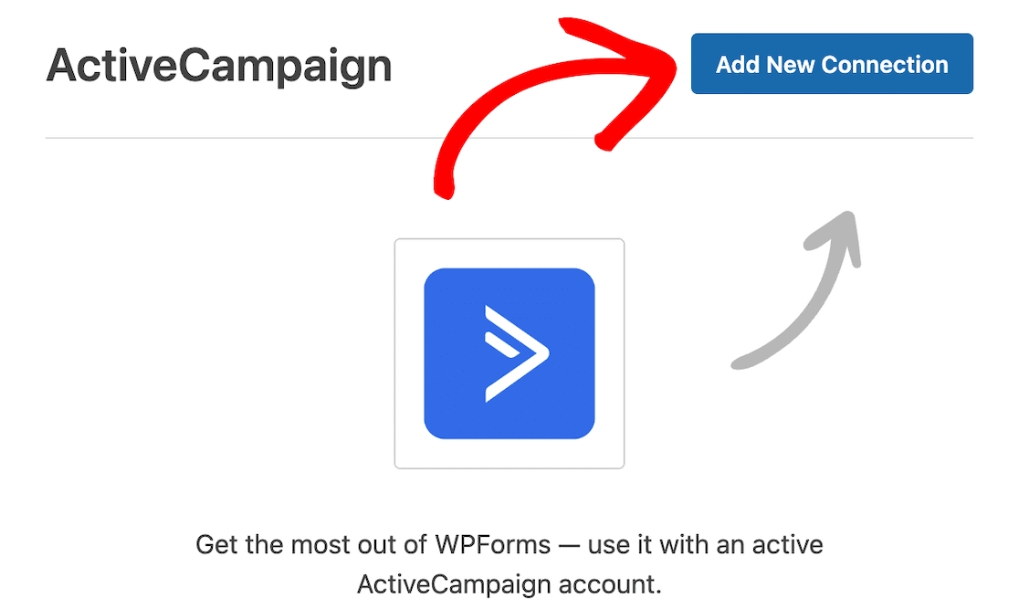 Add New ActiveCampaign Connection