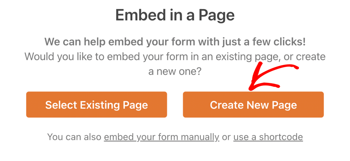 Create new page