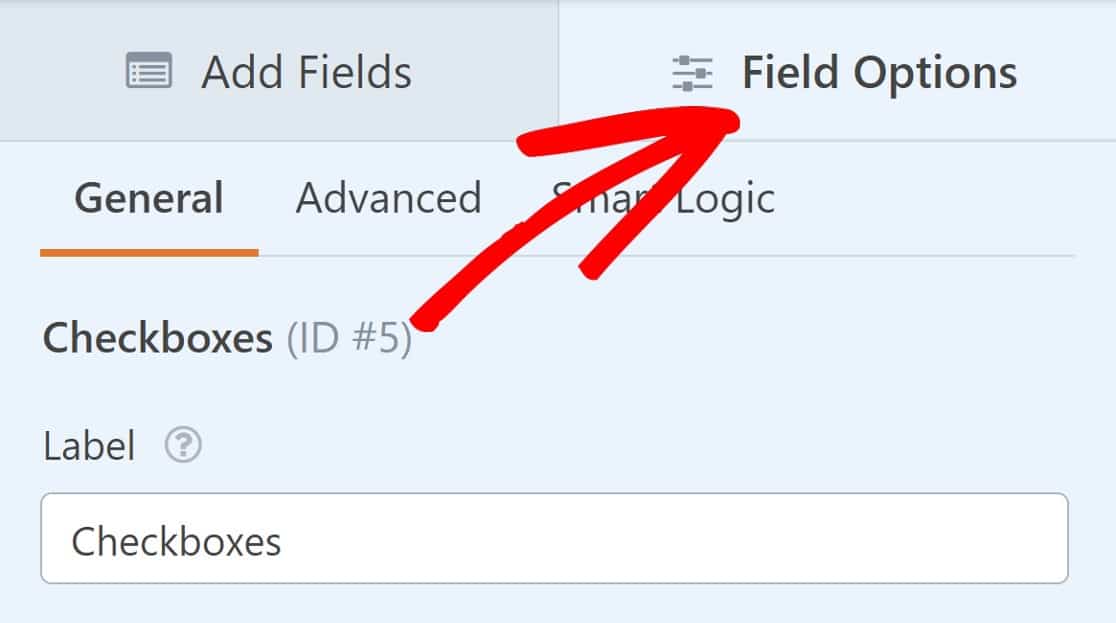 WPForms field options