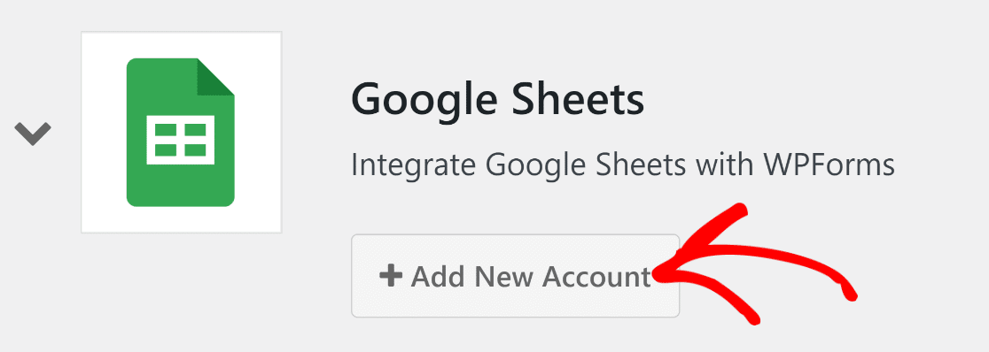 add new account google sheets