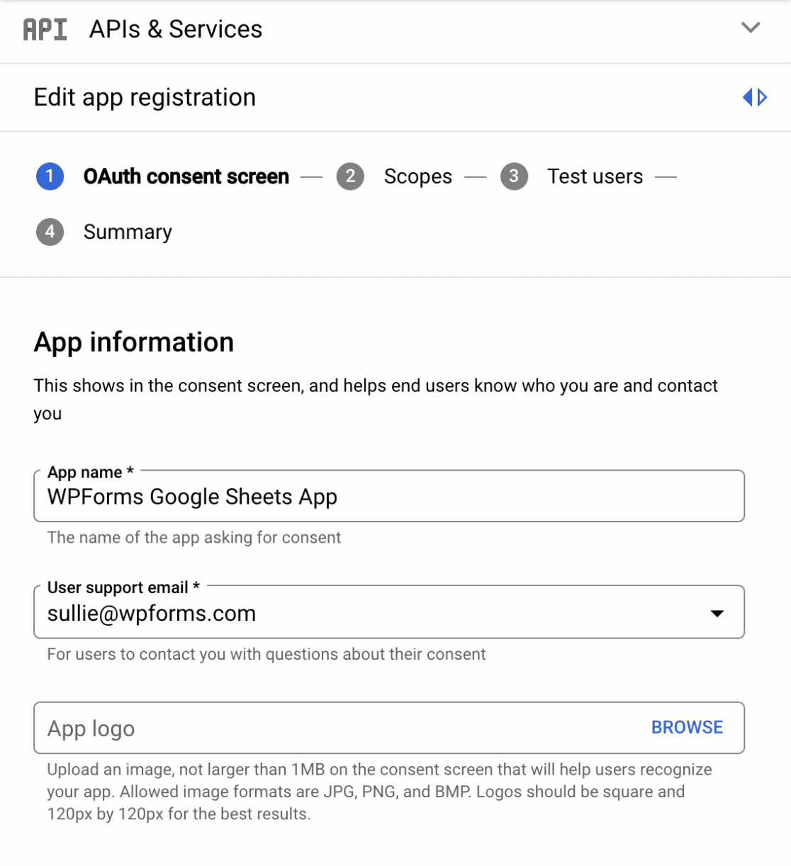 app-registration-name-and-support-email