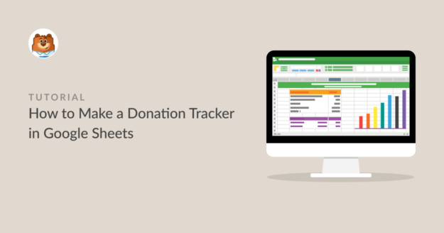 how to make a donation tracker in google sheets