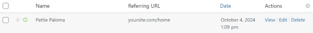 referral url hidden field