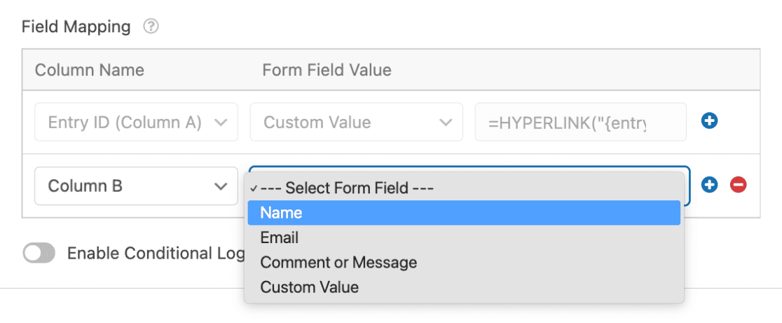 select-name-field