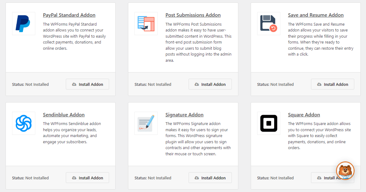 WPForms Addons