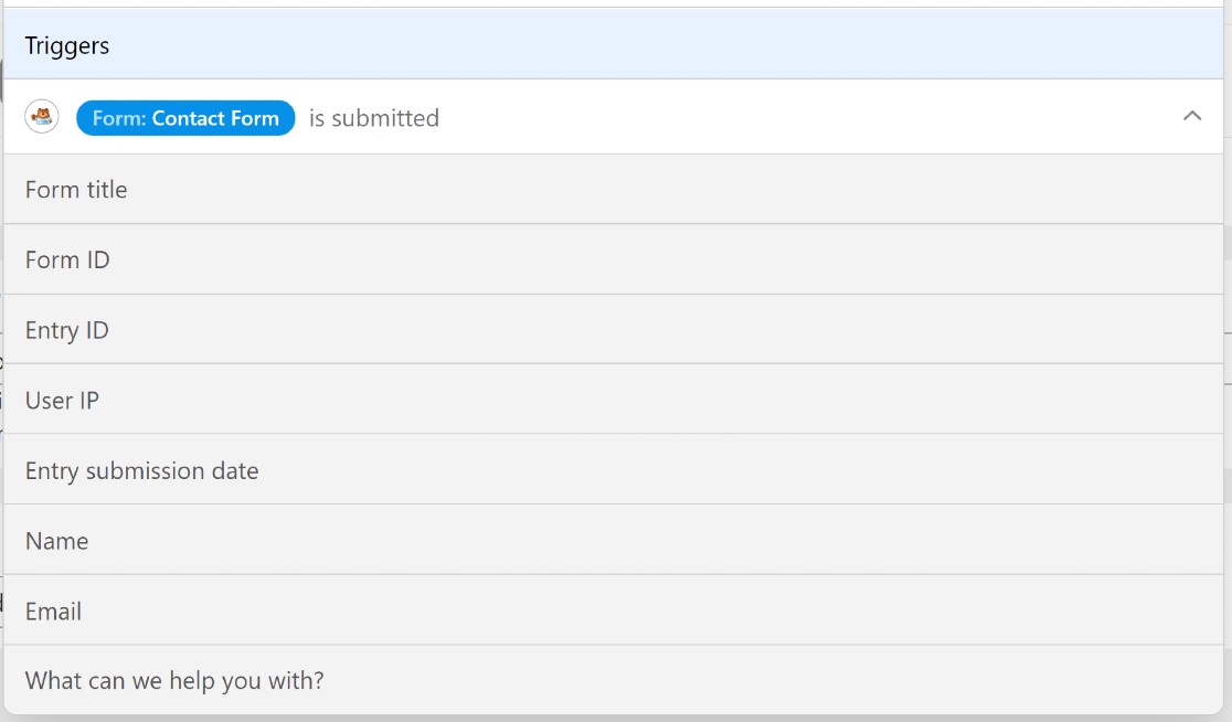 WPForms-specific tokens