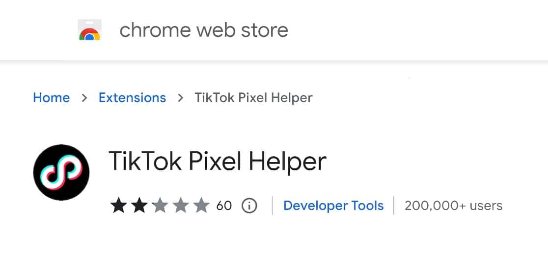 TikTok Pixel Helper