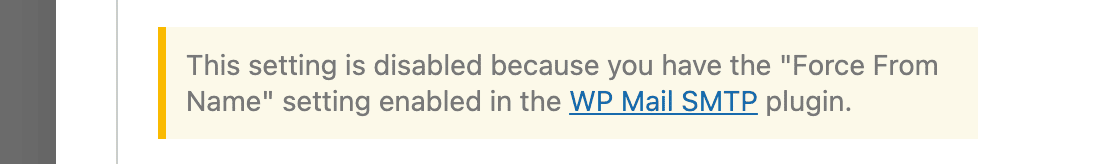 WP Mail SMTP alert in WPForms settings
