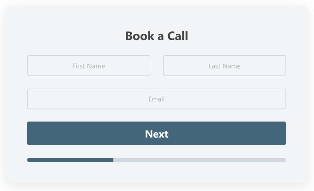 Conversational Forms With Prominent Container - WPForms Distraction-free conversational form with container