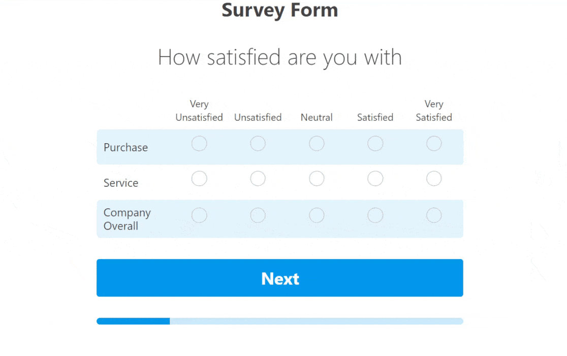 Conversational style survey forms