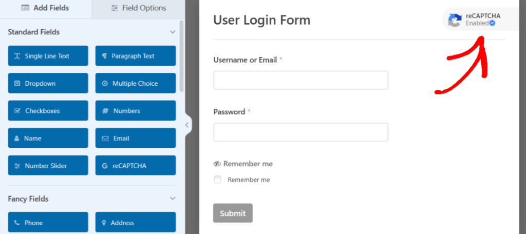 recaptcha_enabled - WPForms