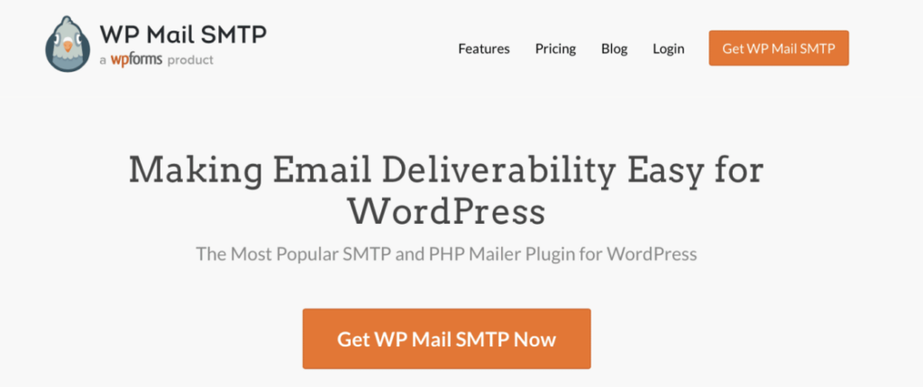 wp mail smtp homepage