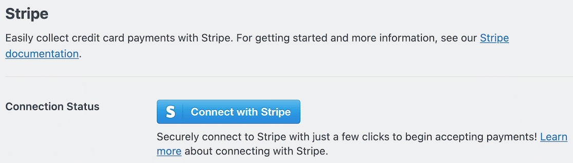 Connect your Stripe account to WPForms