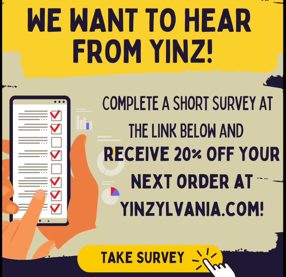 Yinzylvania survey with discount