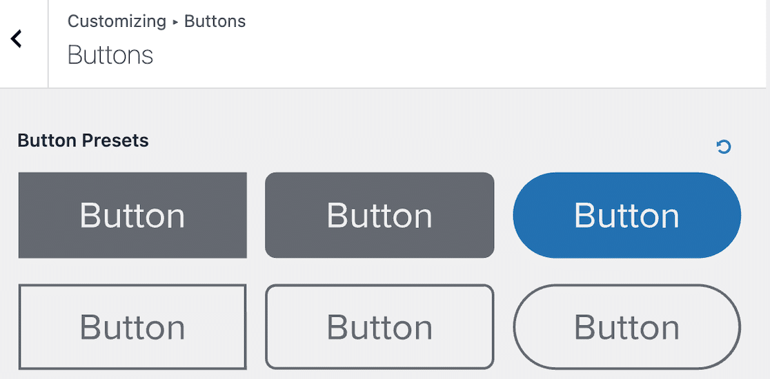 Customize the button shape