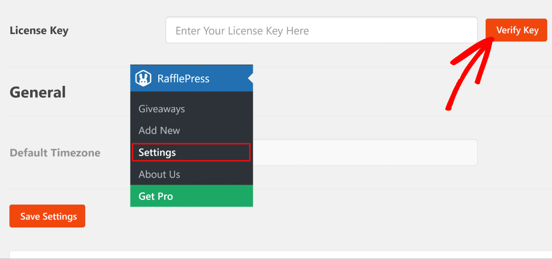 Verify RafflePress license 