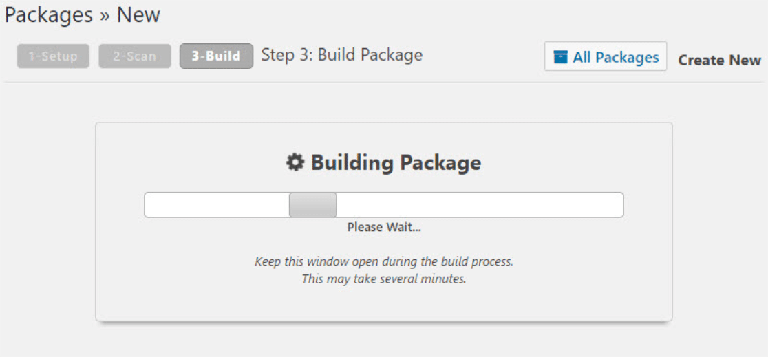 Building package Duplicator