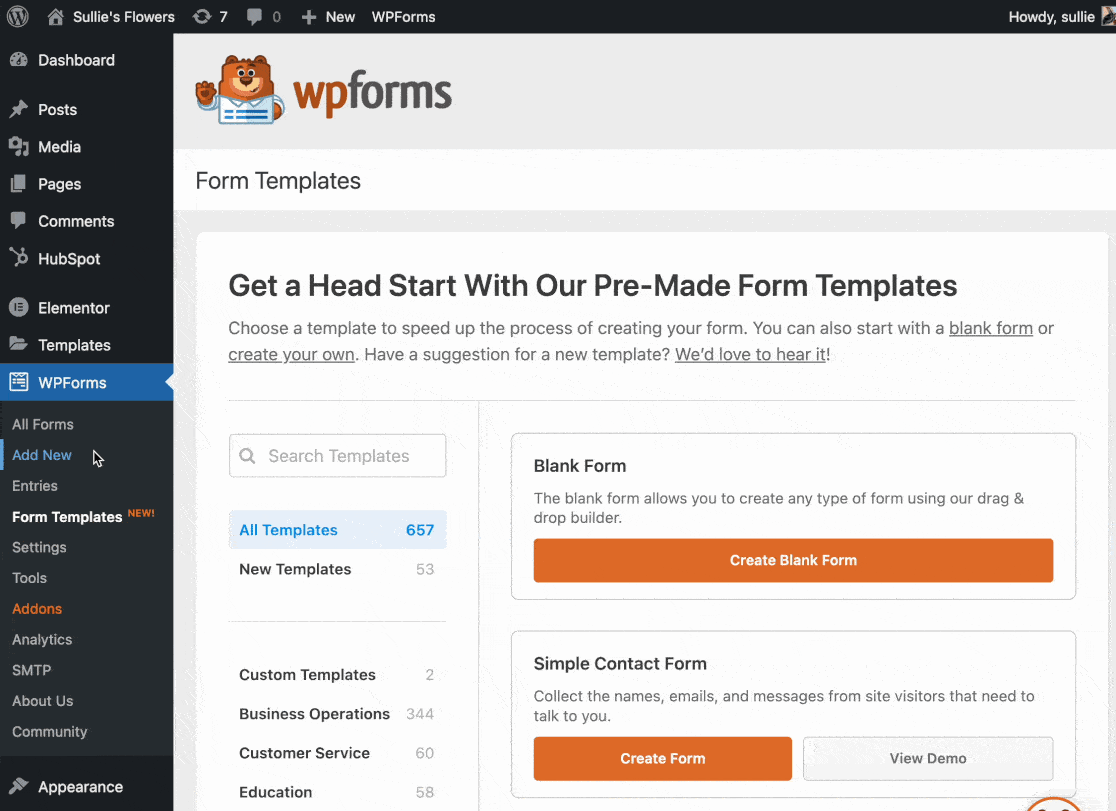 Creating Custom Form Templates
