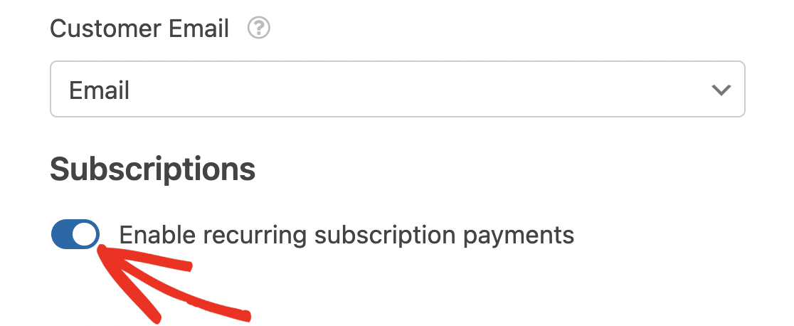 Stripe recurring subscription