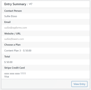 Entry Summary Status Viewing and Managing Payments
