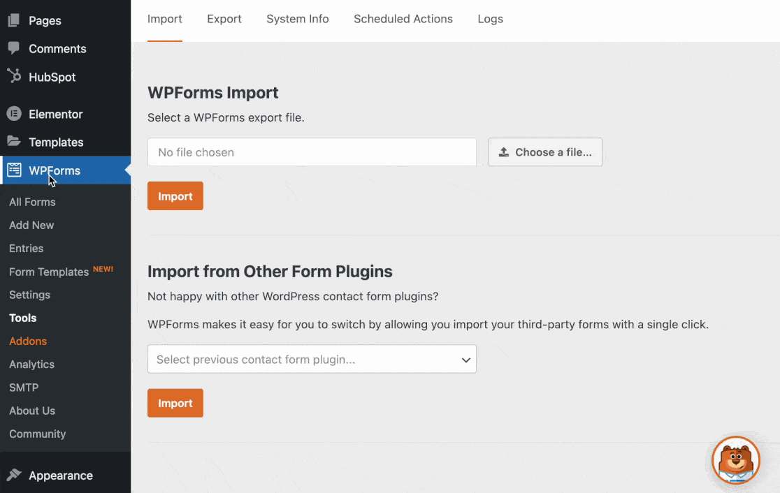 Pirate Forms Import to WPForms