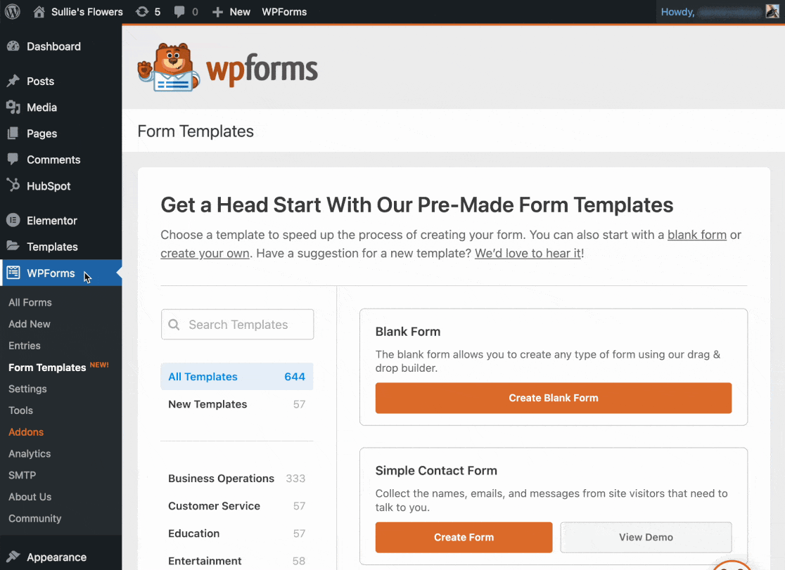Using form templates overview
