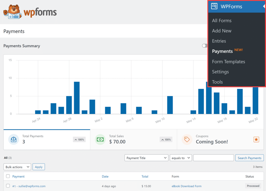 wpforms-payments-page - WPForms Pagamentos do WPForms
