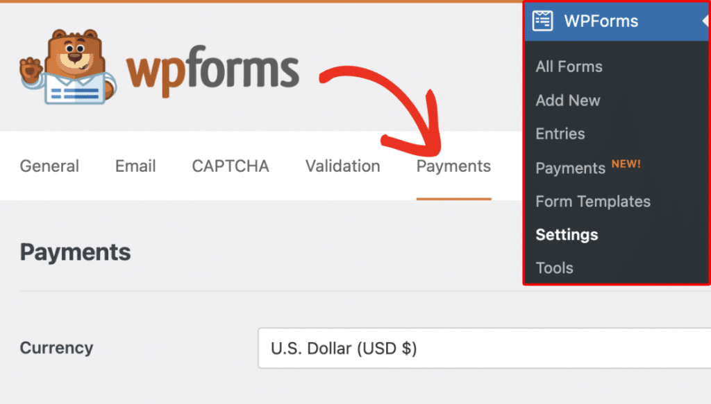 wpforms-payments-tab - WPForms WPForms payments tab