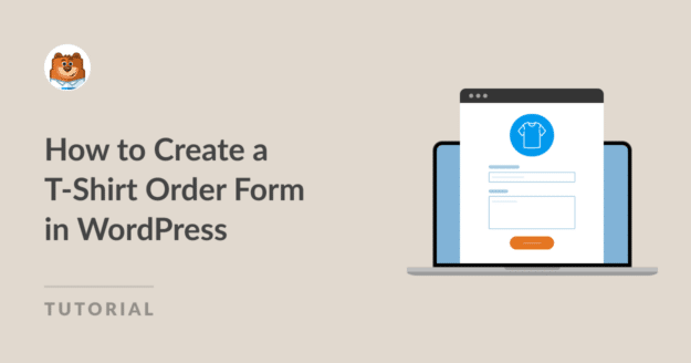 How to create a tshirt order form in WordPress