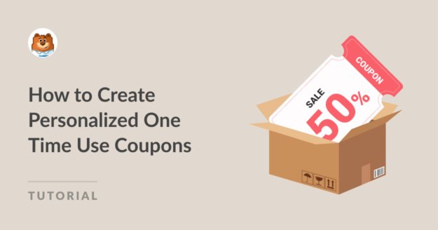How to create one time use coupons