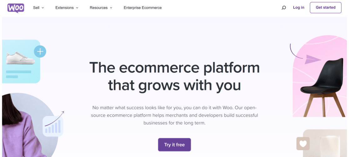 The WooCommerce homepage