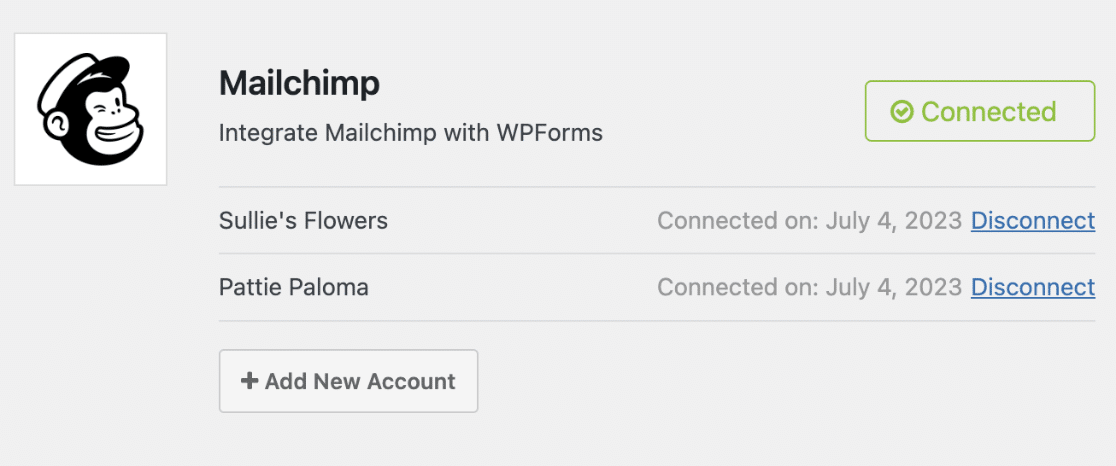 Multiple Mailchimp Integration