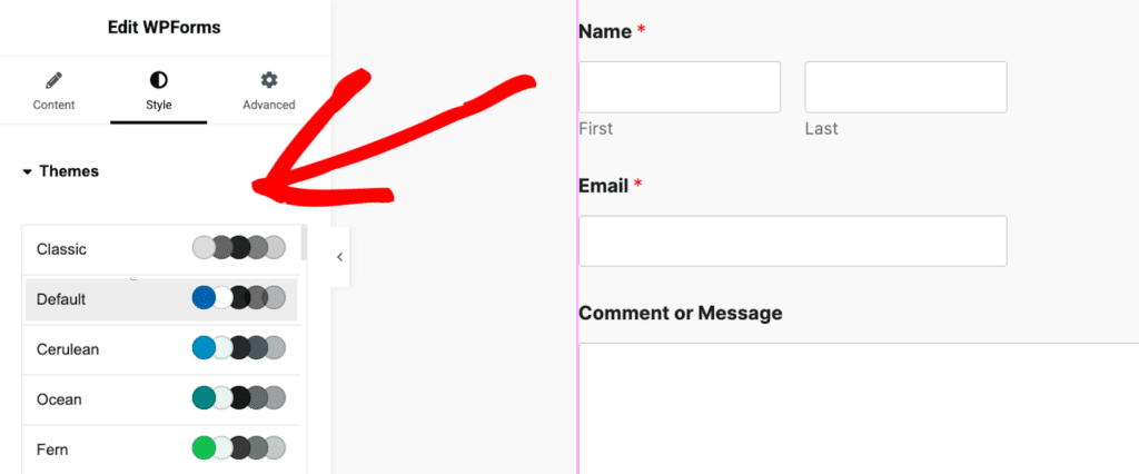 Elementor_StyleThemes - WPForms