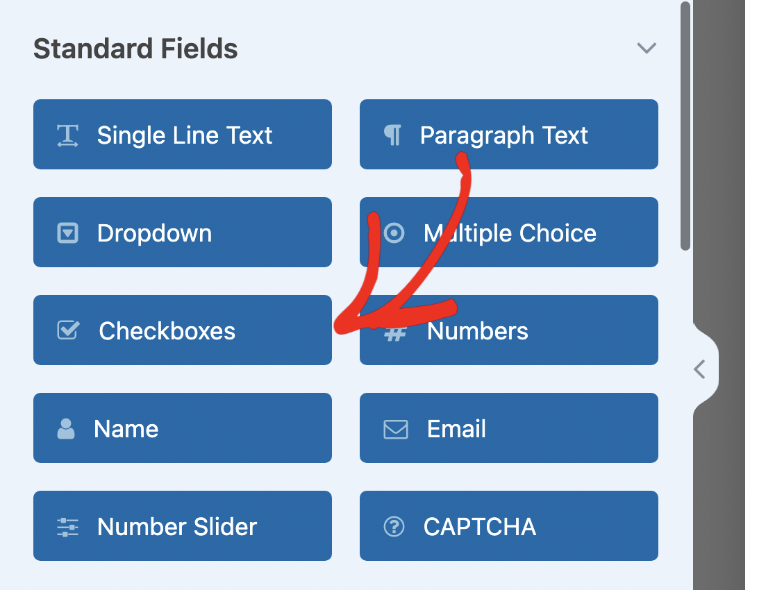 Checkboxes field